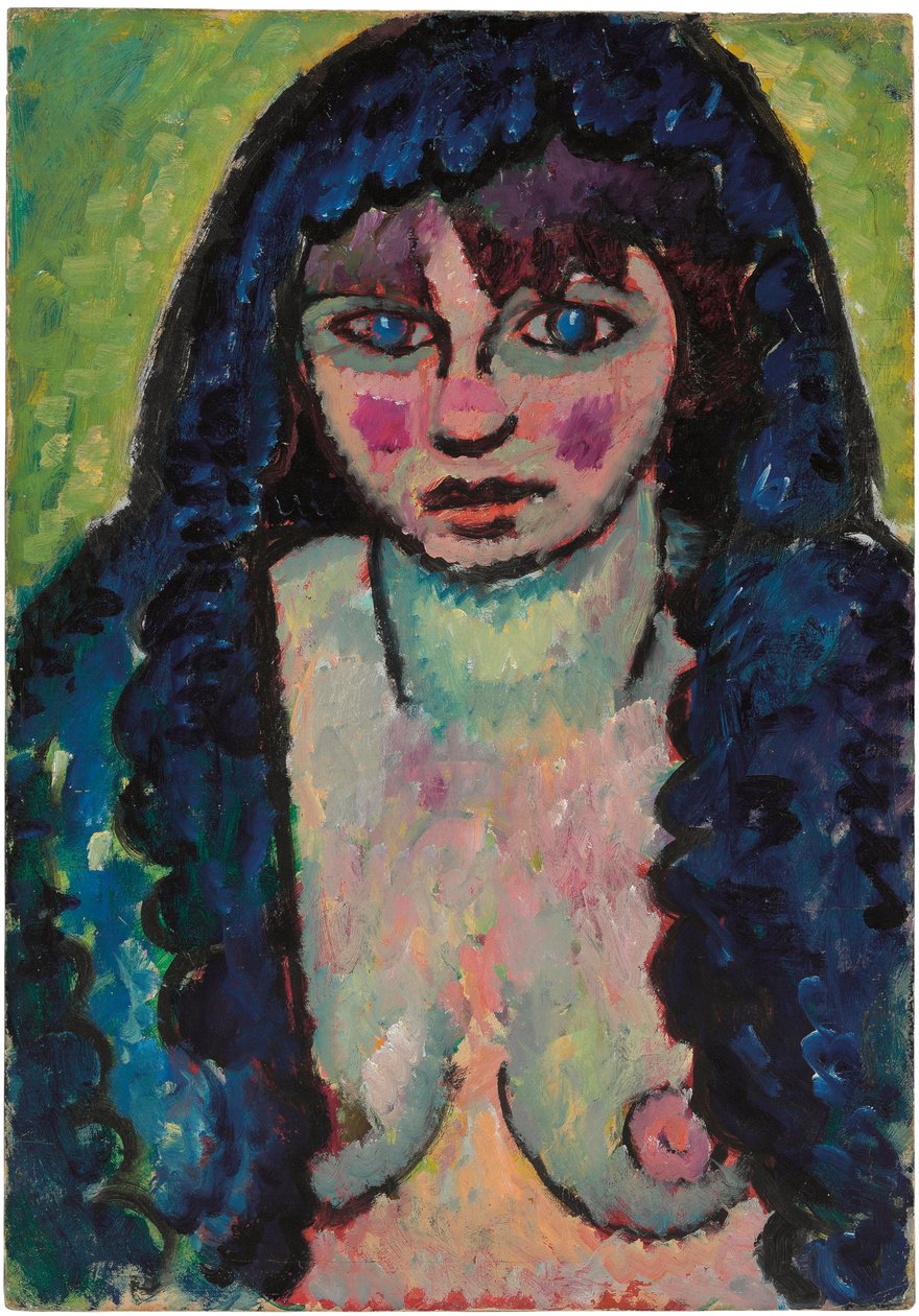 Női portré, 1912 körül alkotó: Alexej von Jawlensky