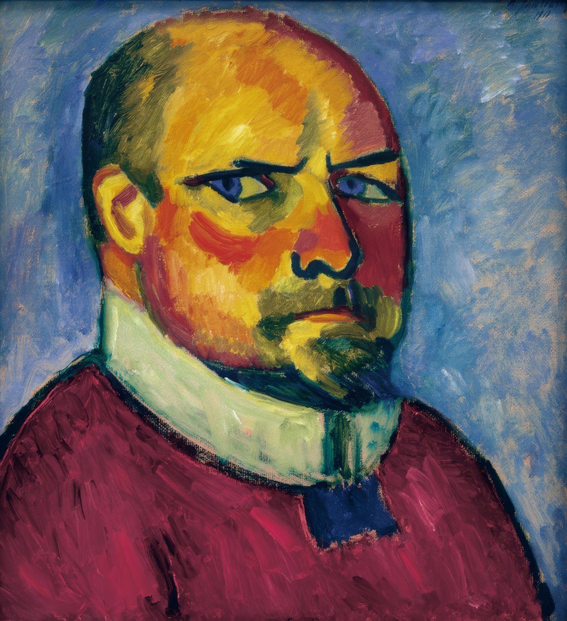 Önarckép alkotó: Alexej von Jawlensky