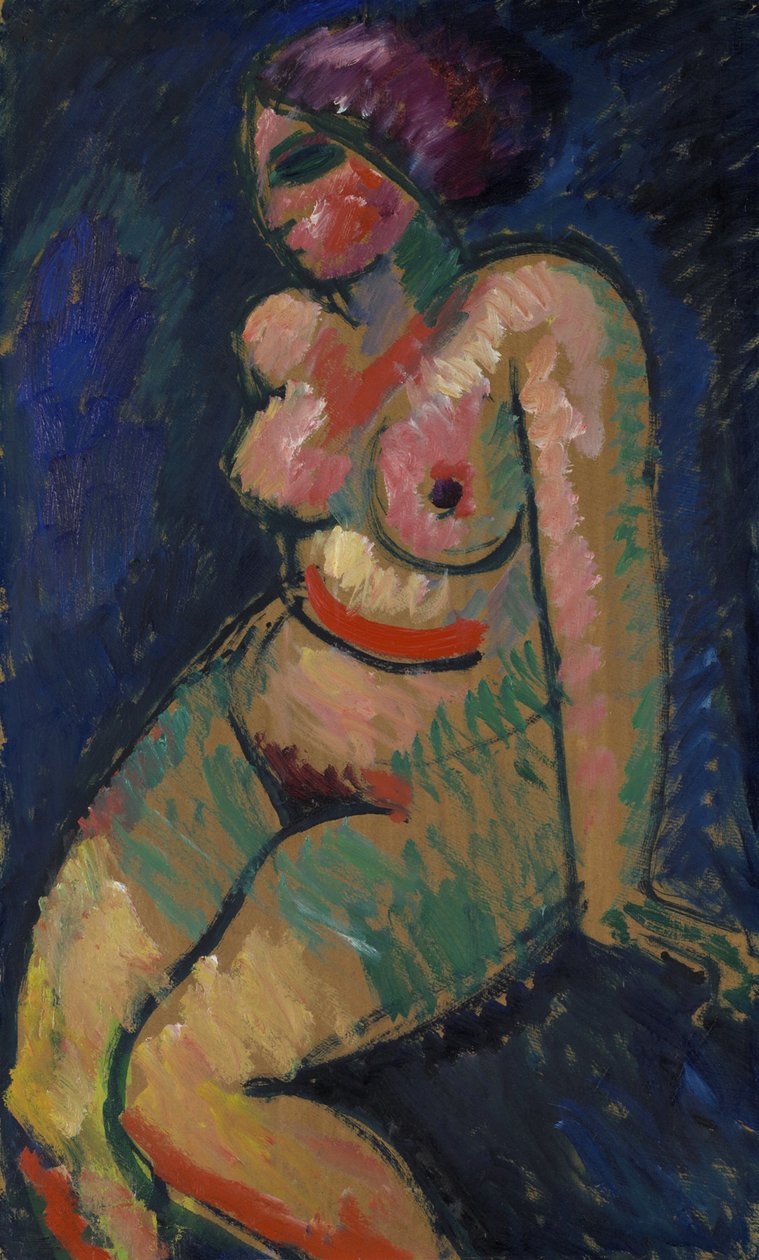 Ülő női akt alkotó: Alexej von Jawlensky