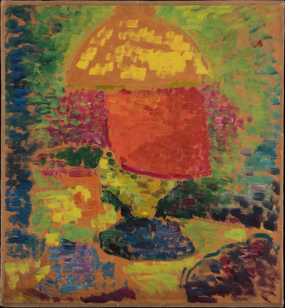 Stillleben mit Petroleumlampe alkotó: Alexej von Jawlensky