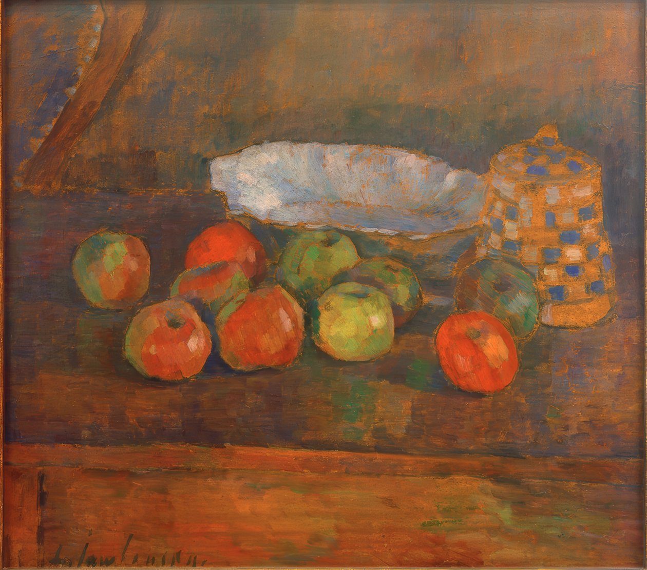 Csendélet almával, tállal és kancsóval alkotó: Alexej von Jawlensky
