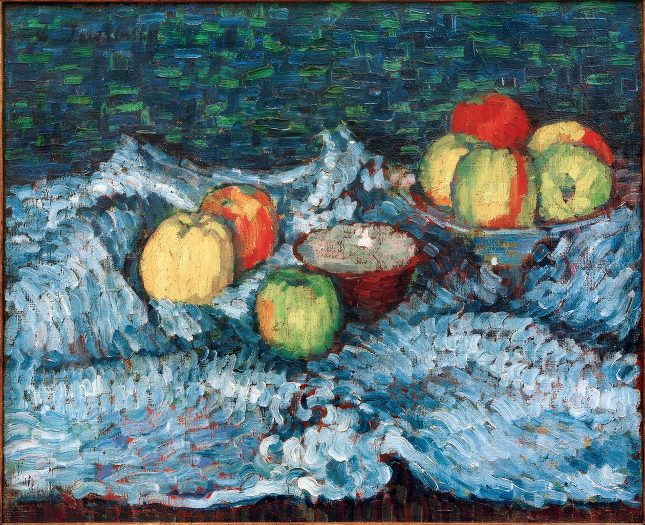 Csendélet almával, 1905 körül alkotó: Alexej von Jawlensky