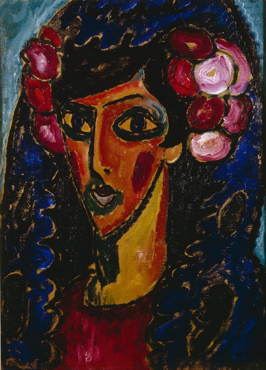 A kék mantilla alkotó: Alexej von Jawlensky