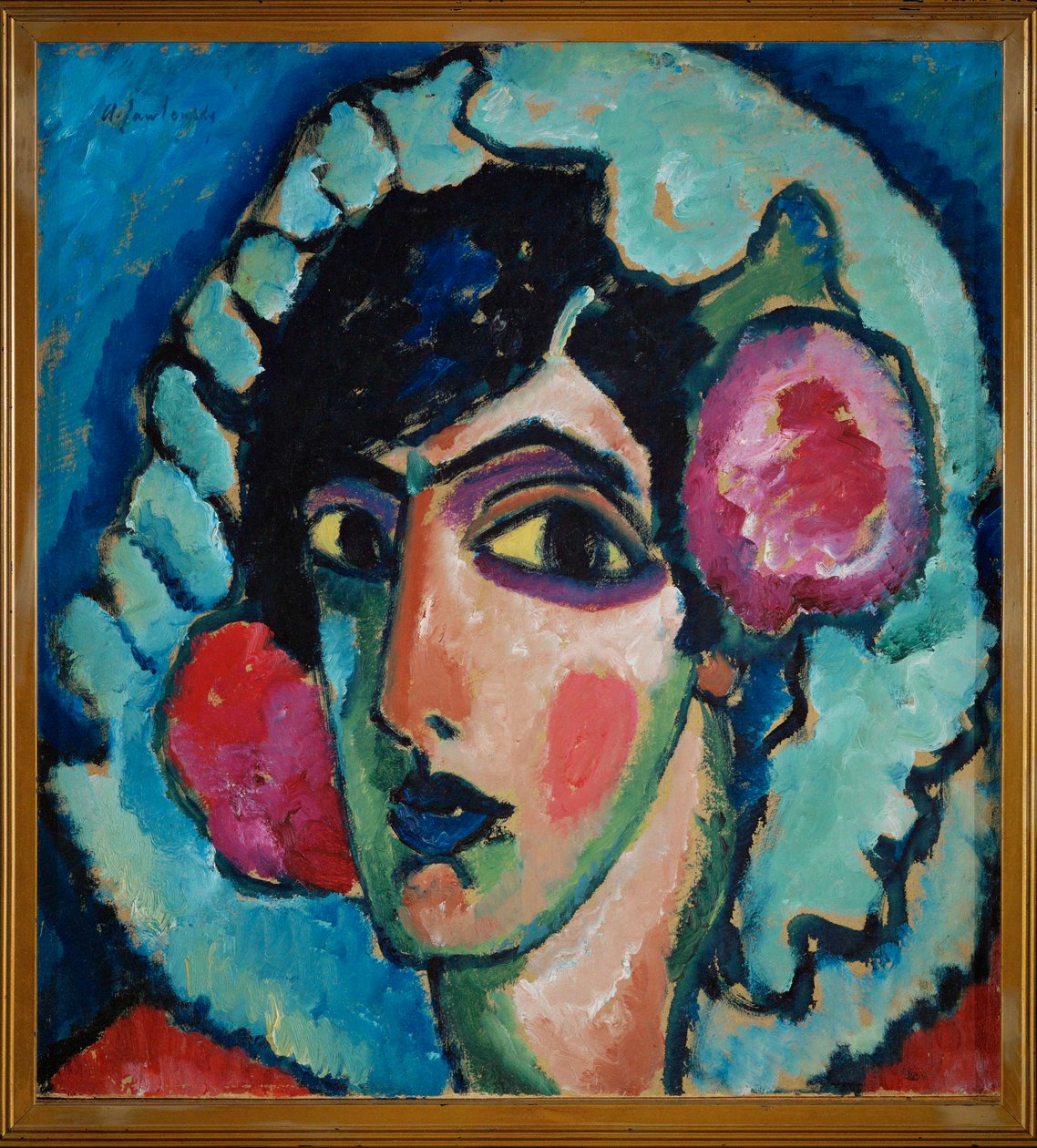 A spanyol (olaj, vászon) alkotó: Alexej von Jawlensky