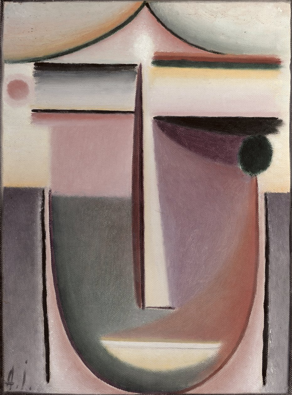 Violet Shadow (olaj, karton) alkotó: Alexej von Jawlensky