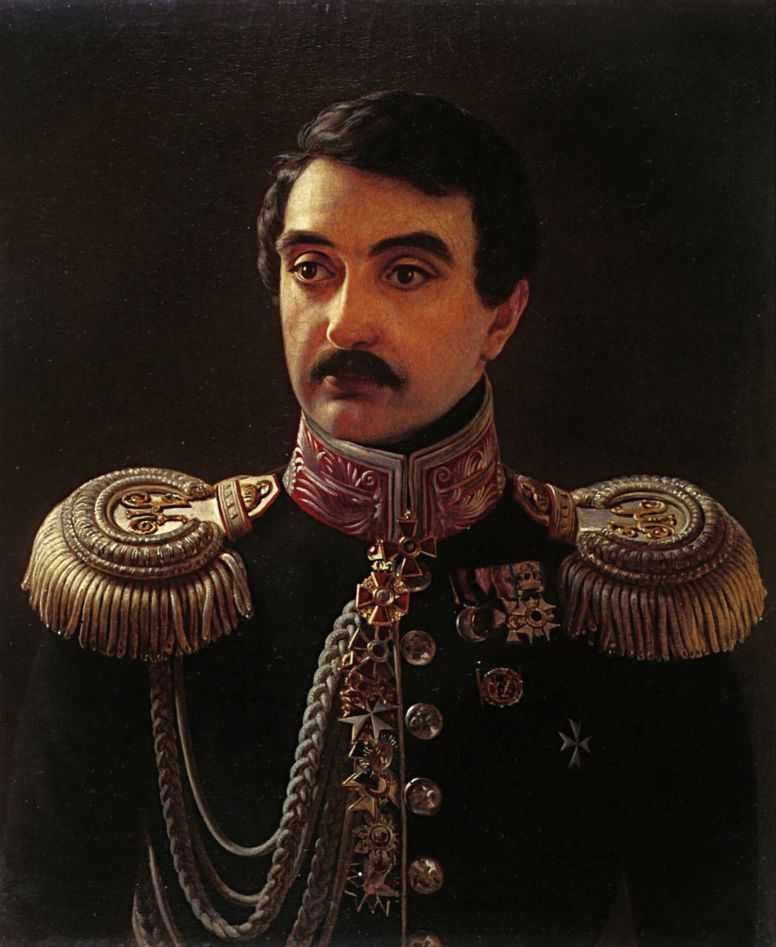 Alekszisz Lvov zeneszerző portréja 1798-1870n alkotó: Alexei Vasilievich Tyranov