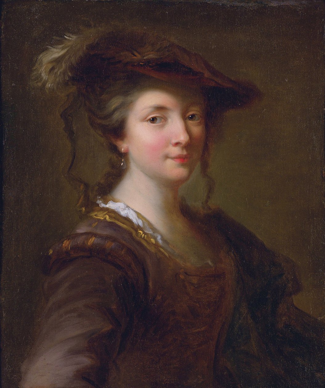 Egy hölgy portréja, Louise Julie de Nesle, Comtesse de Mailly alkotó: Jean Alexis Grimou