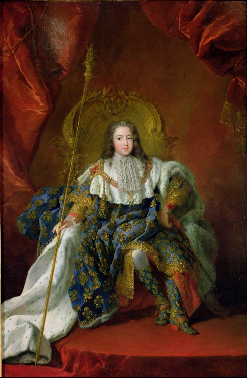 XV. Lajos (1710-74) 1723 alkotó: Alexis Simon Belle