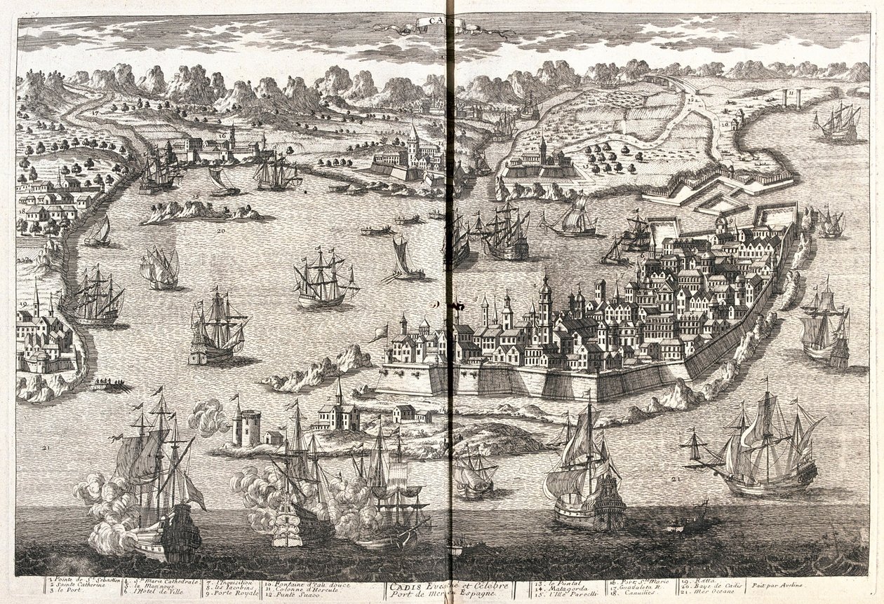 Cadice, Spanyolország - A alkotó: Alexis Hubert Jaillot