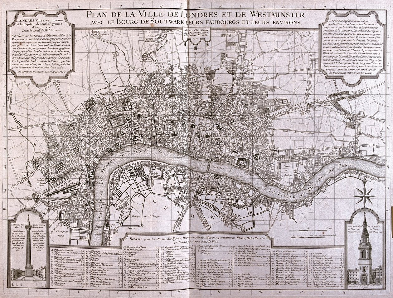 London és Westminster -England - A alkotó: Alexis Hubert Jaillot
