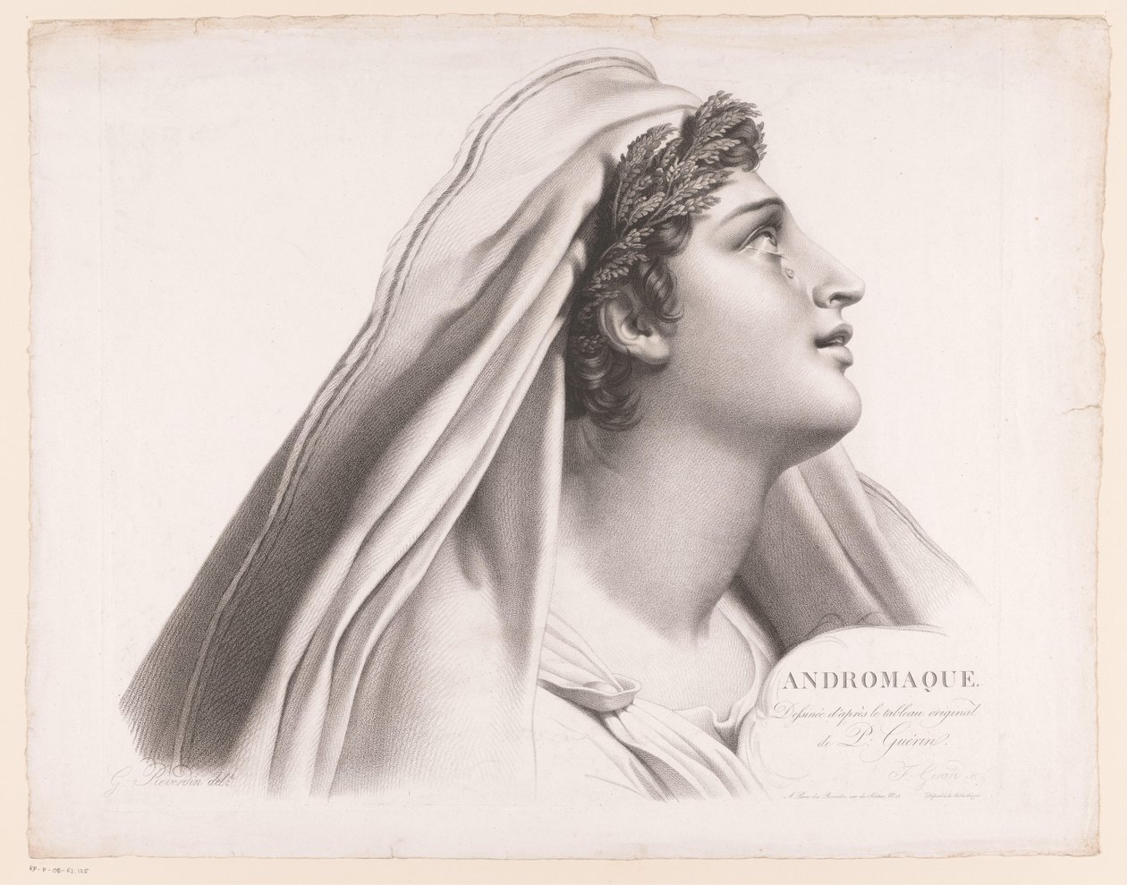 Andromache Andromaque (cím az objektumon) alkotó: Alexis François Girard