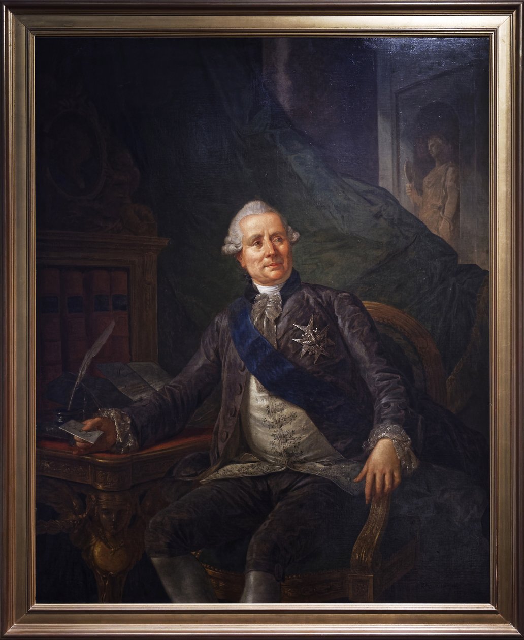 Charles Gravier Vergennes-ből alkotó: Alexis Joseph Mazerolle