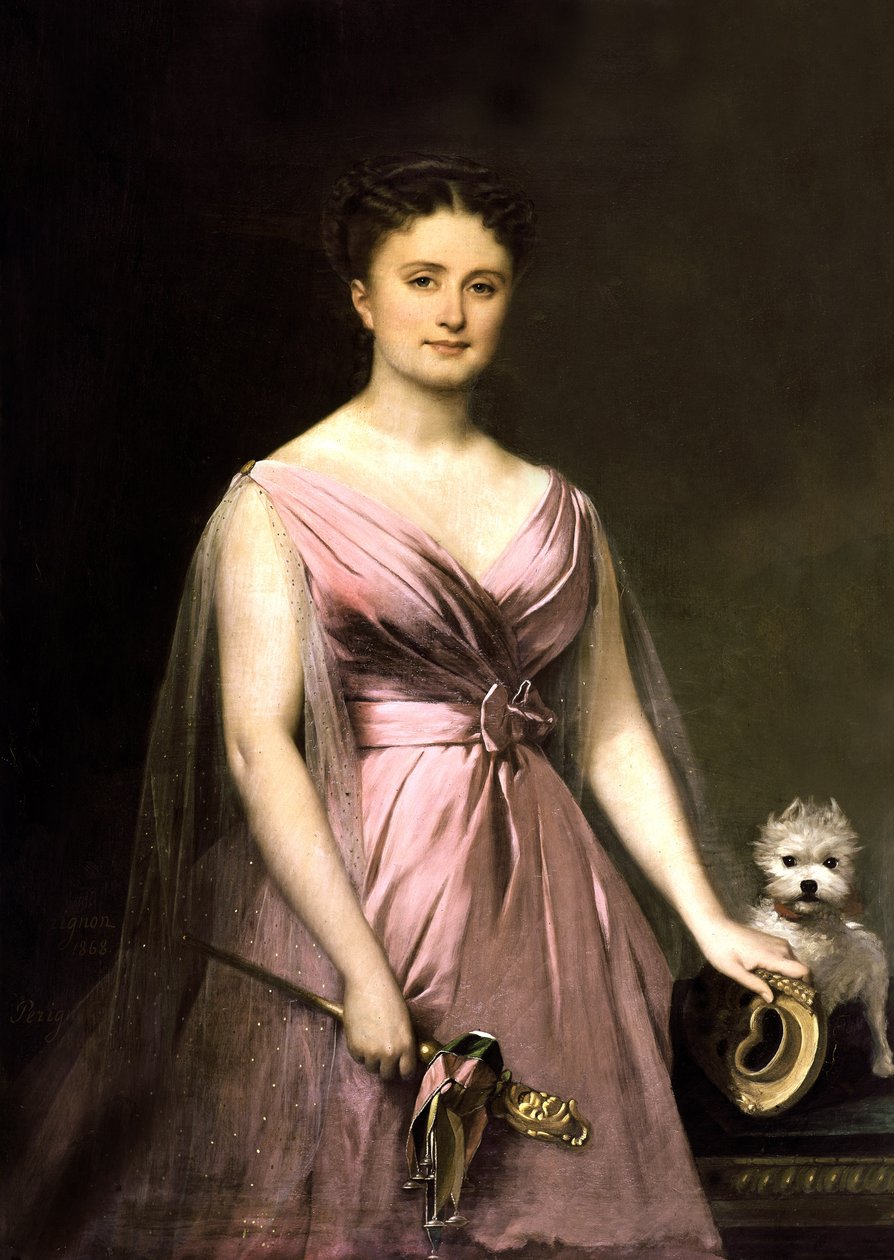Hortense Schneider portréja alkotó: Alexis Nicolas Perignon