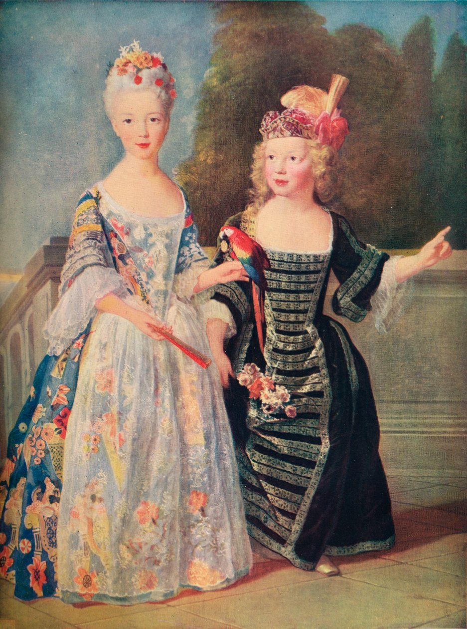 „Mademoiselle De Bethisy és testvére”, 1715, 1911 alkotó: Alexis Simon Belle