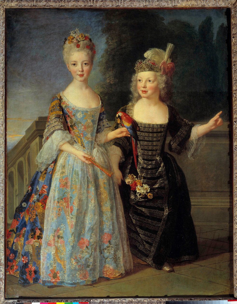 Catherine Eleonore Eugenie de Bethisy (1707-1767), Montauban leendő hercegnőjének és testvérének, Eugene Eleonore-nak (1709-1781), Mezieres leendő márkijának portréja 1713 és 1715 között. Alexis Simon Belle festménye (1647)4-17 alkotó: Alexis Simon Belle