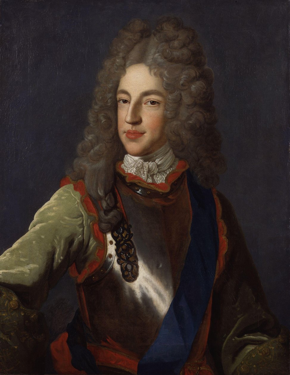 James Francis Edward Stuart portréja (1688-1766) alkotó: Alexis Simon Belle