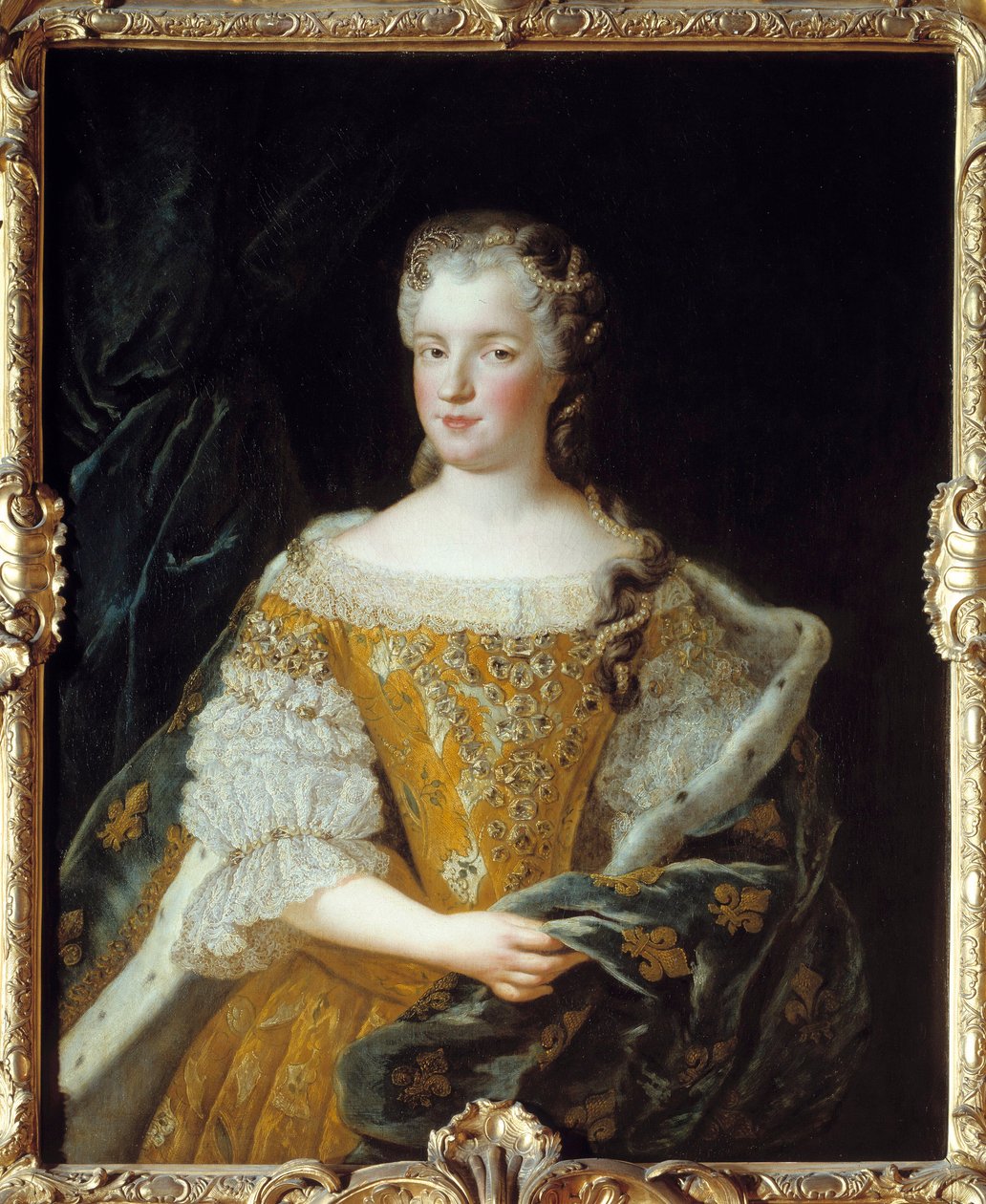 Lesczinska Mária királyné (1703-1768) portréja. Alexis Simon Belle (1674-1734) festménye alkotó: Alexis Simon Belle