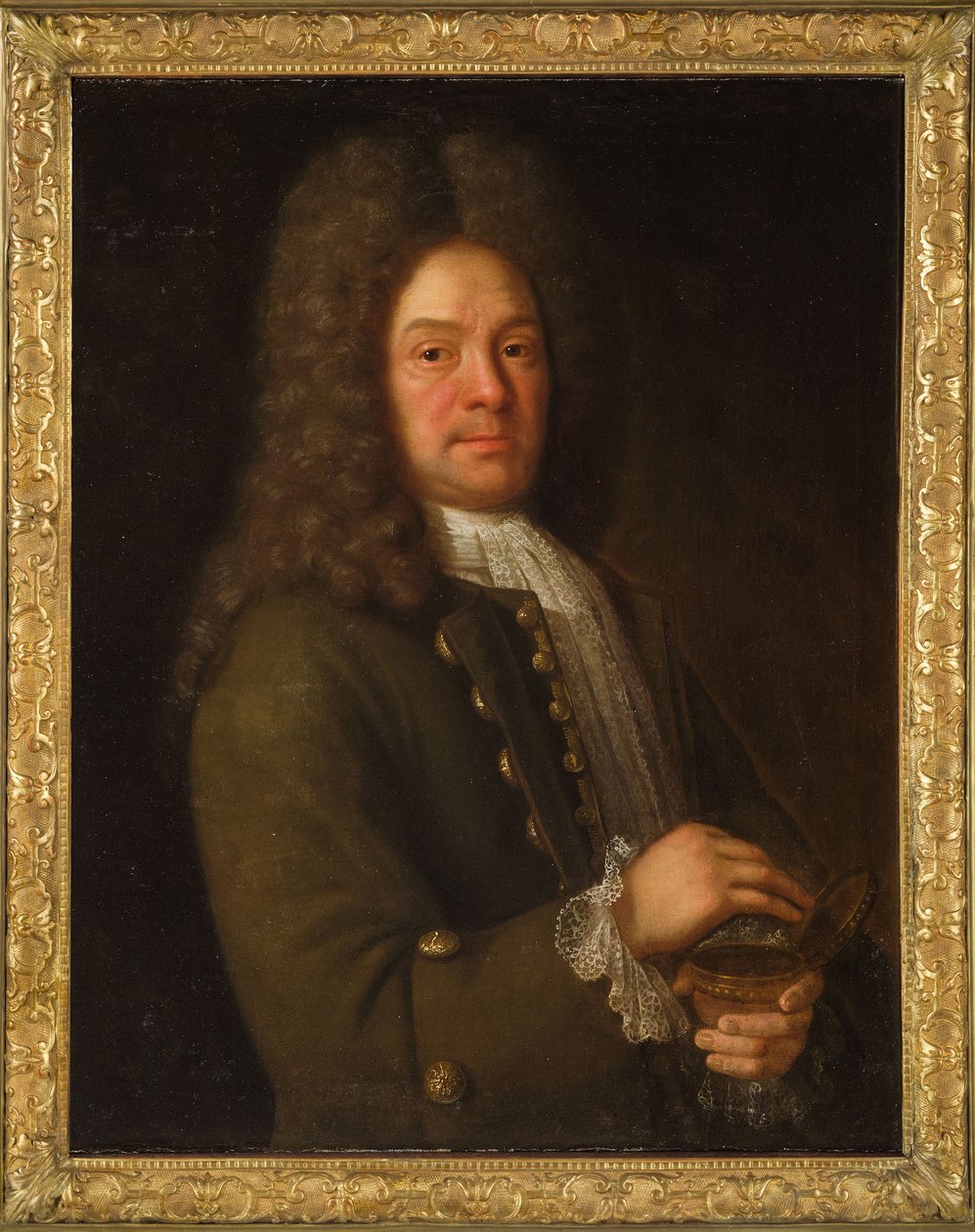 Simon Harcourt, 1. Harcourt vikomt 1661-1727 portréja, 18. század első harmada. alkotó: Alexis Simon Belle
