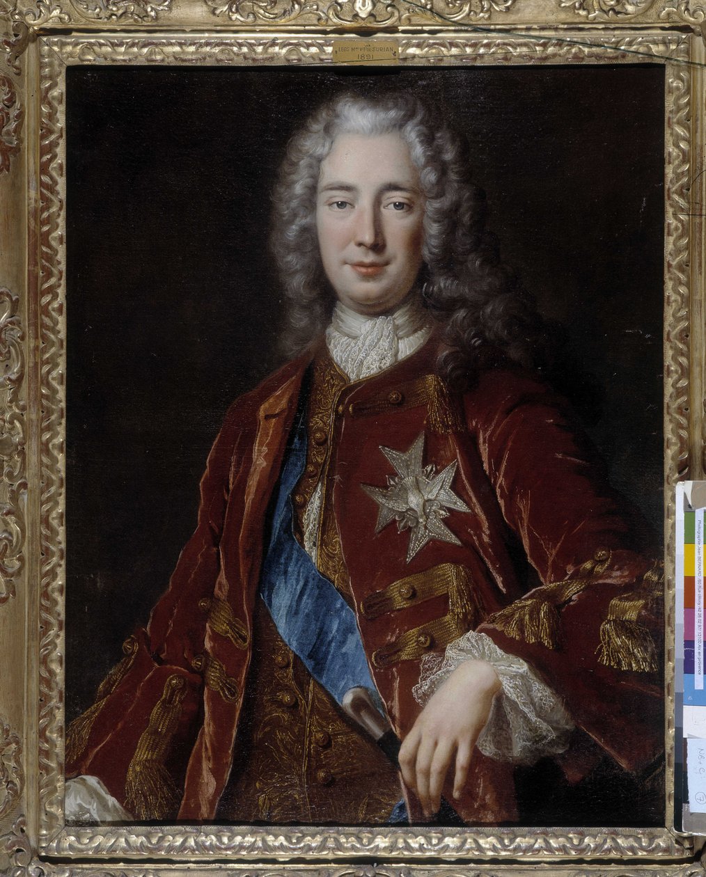 A Szentlélek lovagjának portréja (festmény) alkotó: Alexis Simon Belle