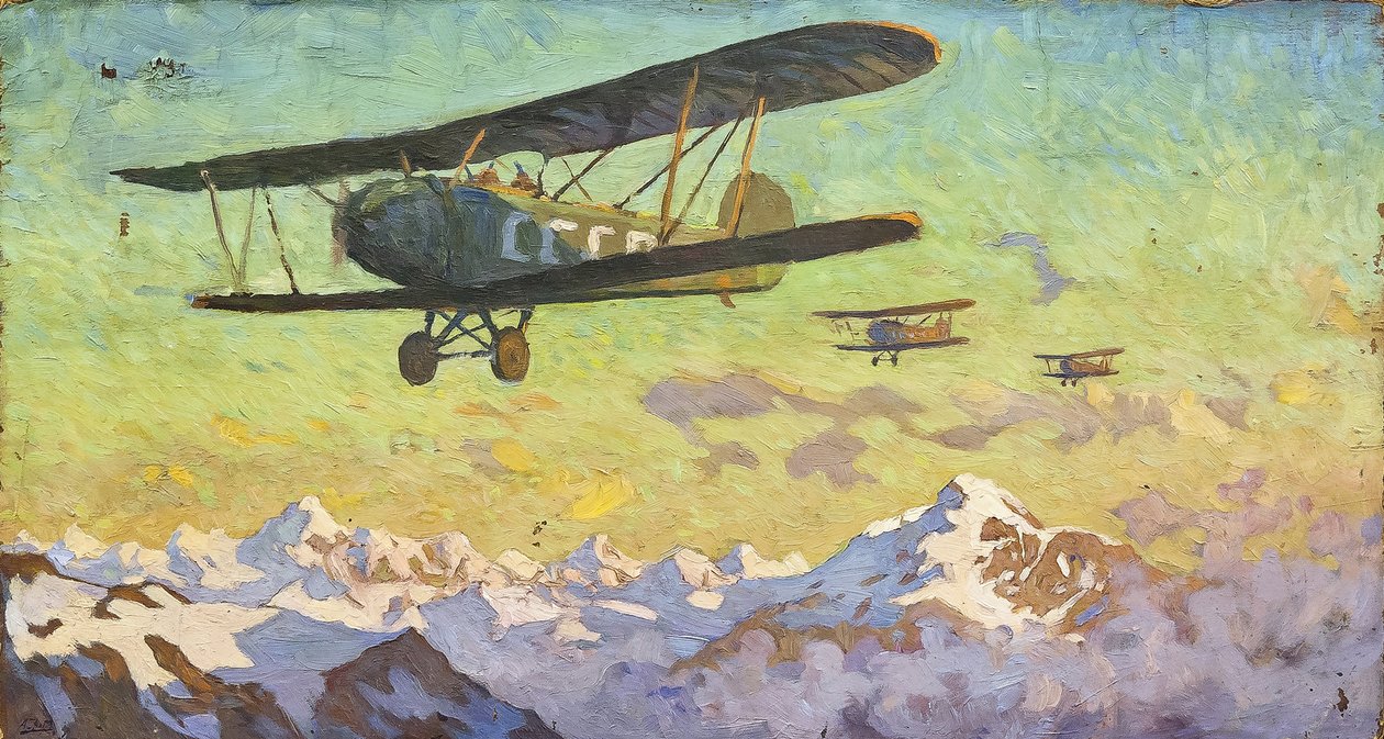 A Kaukázus-hegység átrepülése alkotó: Alfons Konstantinovich Zhaba