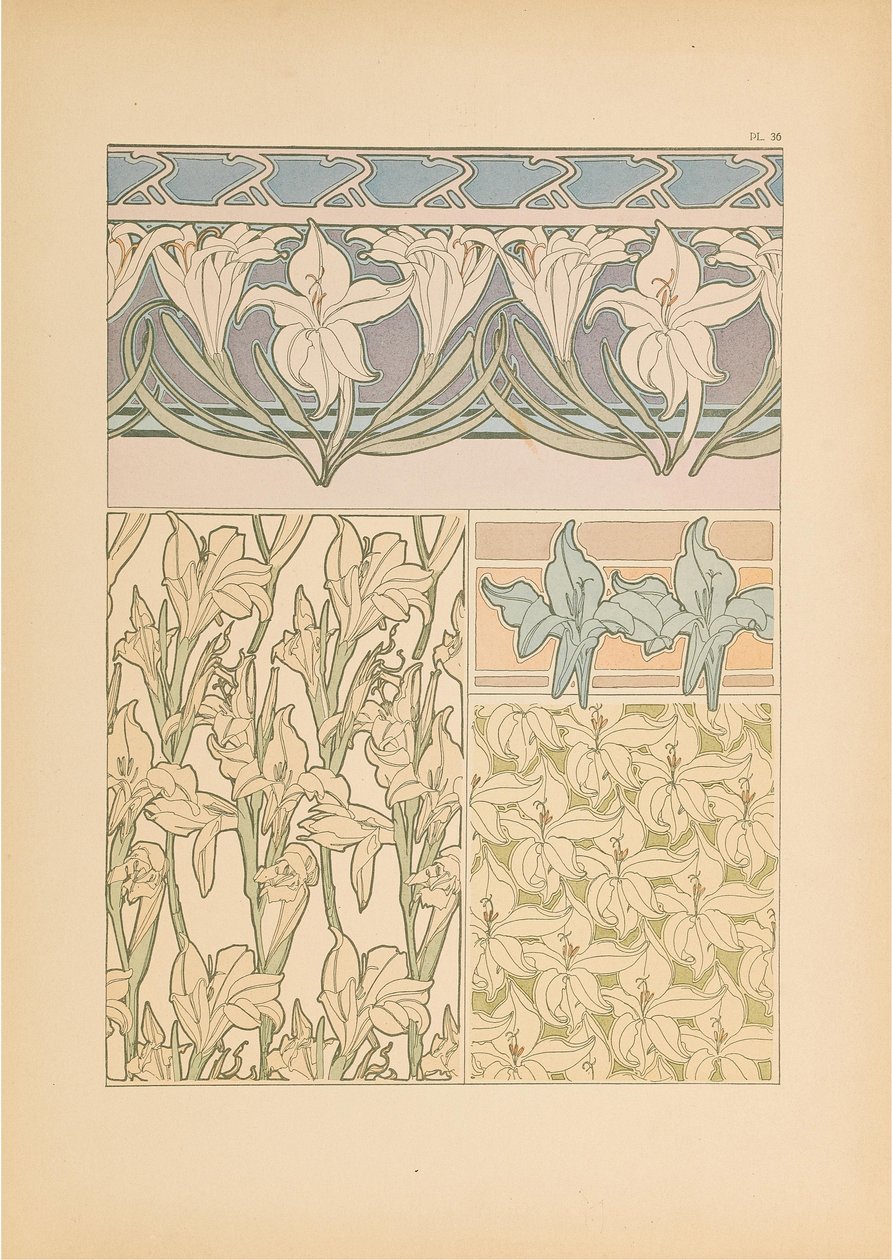 Dísziratok, 1902. alkotó: Alfons Marie Mucha