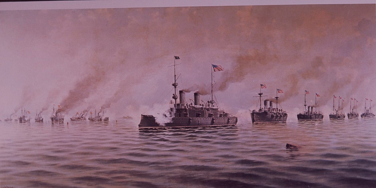 Spanyol-amerikai háború 1898, Manila-öböli csata alkotó: Alfonso Sanz