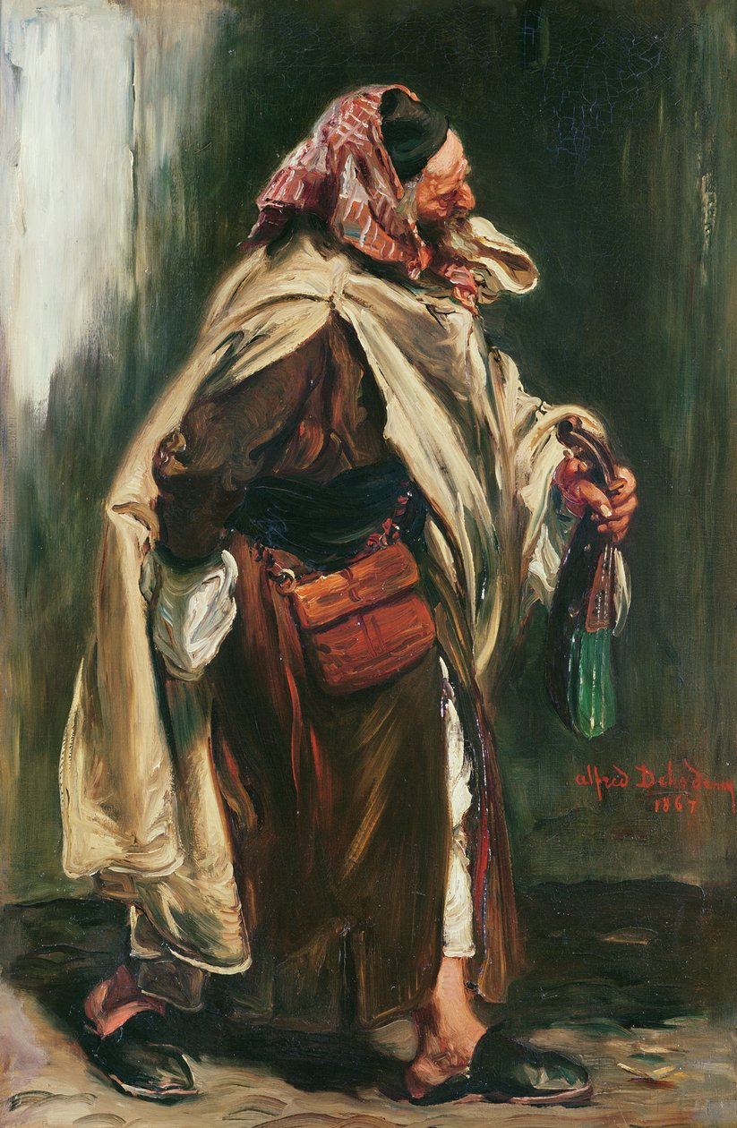 Idős marokkói zsidó, 1867 alkotó: Alfred Dehodencq