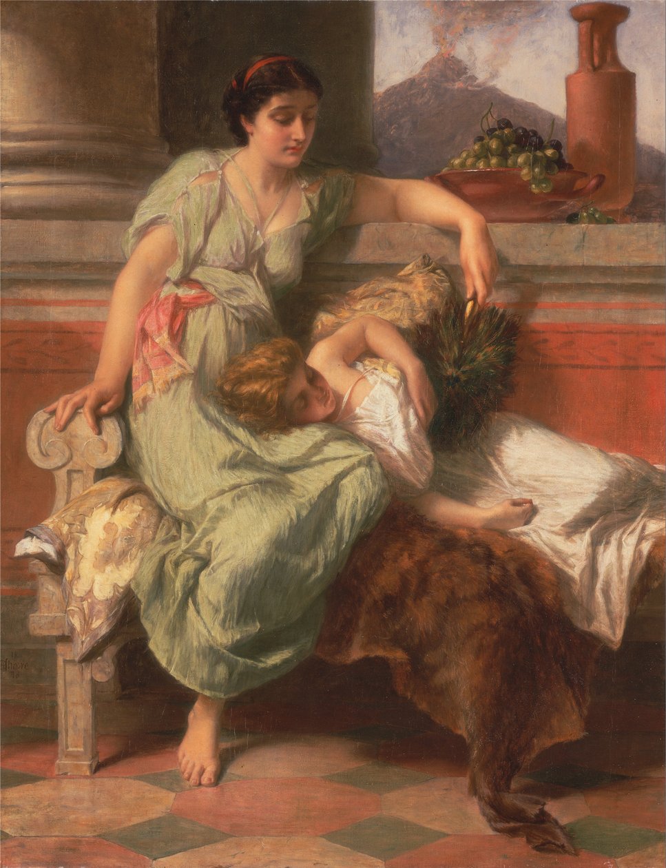Pompeji, i.sz. 79 alkotó: Alfred W. Elmore