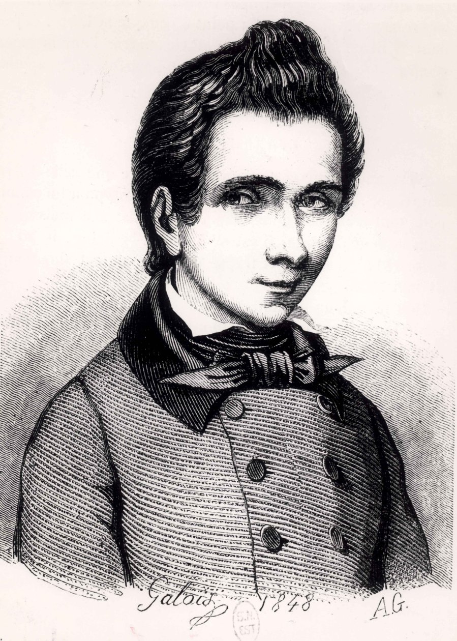 Evariste Galois (1811-32), 1848 (színes fotó) alkotó: Alfred Galois