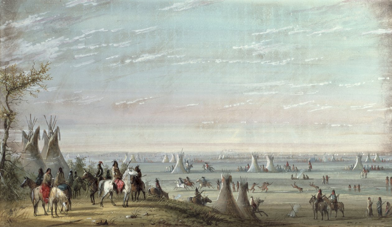 Találkozó, 1837 alkotó: Alfred Jacob Miller