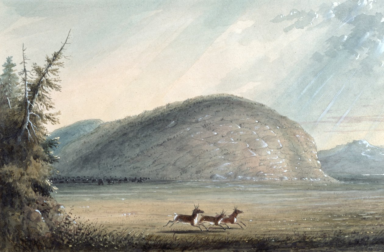 Függetlenség sziklája, 1837 alkotó: Alfred Jacob Miller