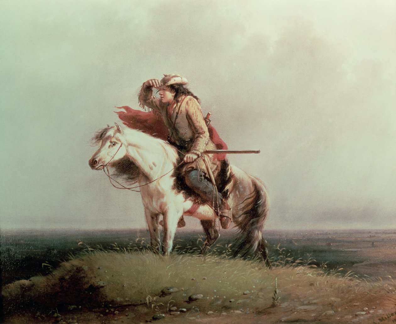 Az elveszett zöldkürt, 1851 alkotó: Alfred Jacob Miller