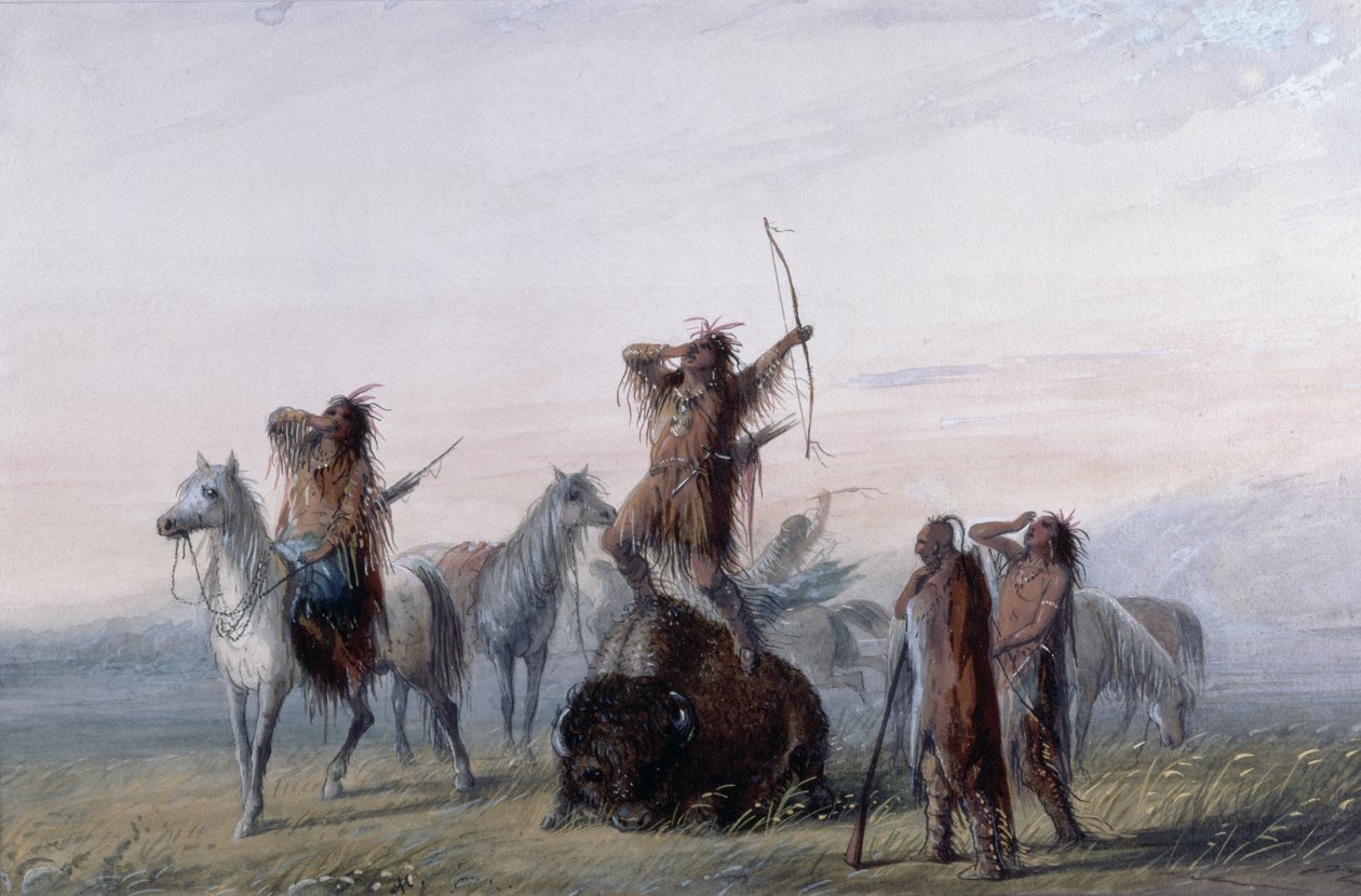 Diadalkiáltás, 1837 alkotó: Alfred Jacob Miller