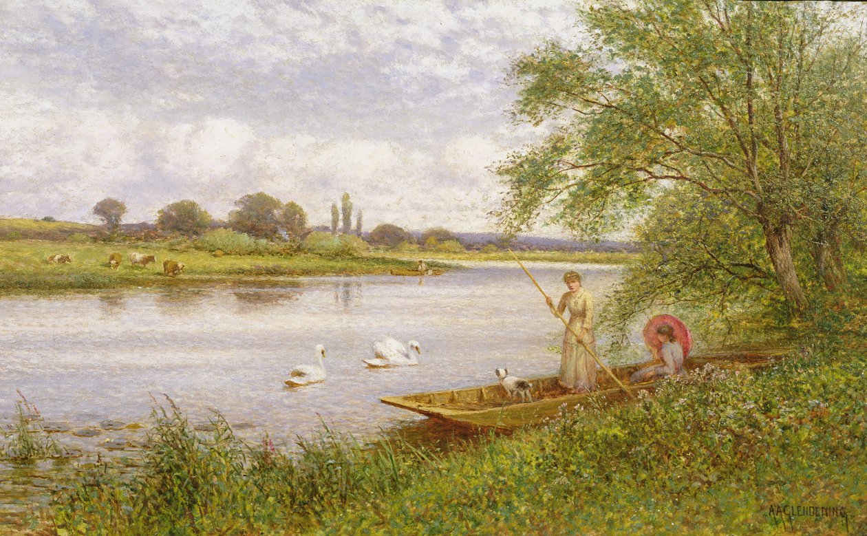 Lads in a Punt alkotó: Alfred, Jr. Glendening