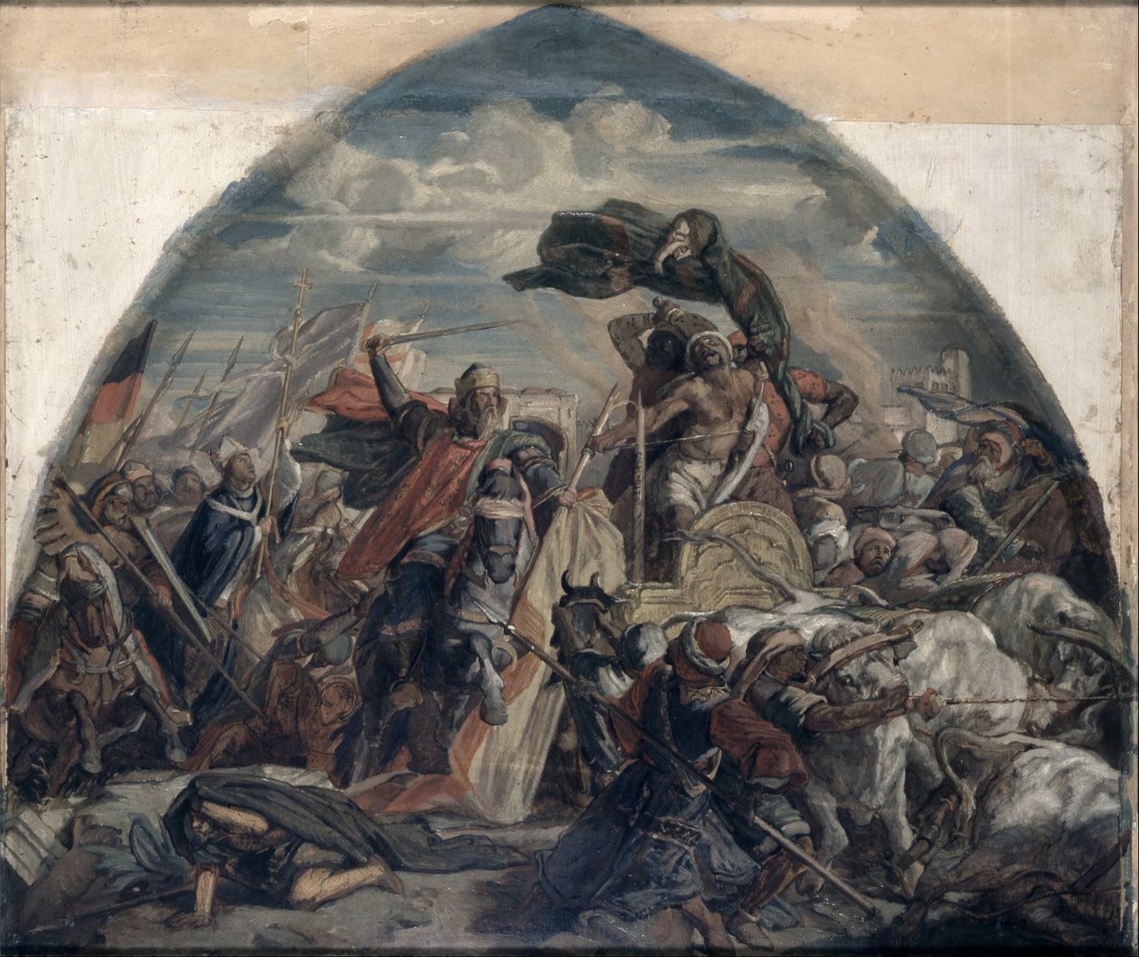 A Cordoba -i csata alkotó: Alfred Rethel
