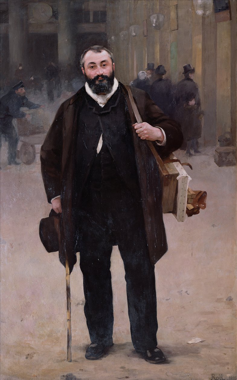 Pierre-Emmanuel Damoye (1847-1916) portréja 1886 alkotó: Alfred Roll