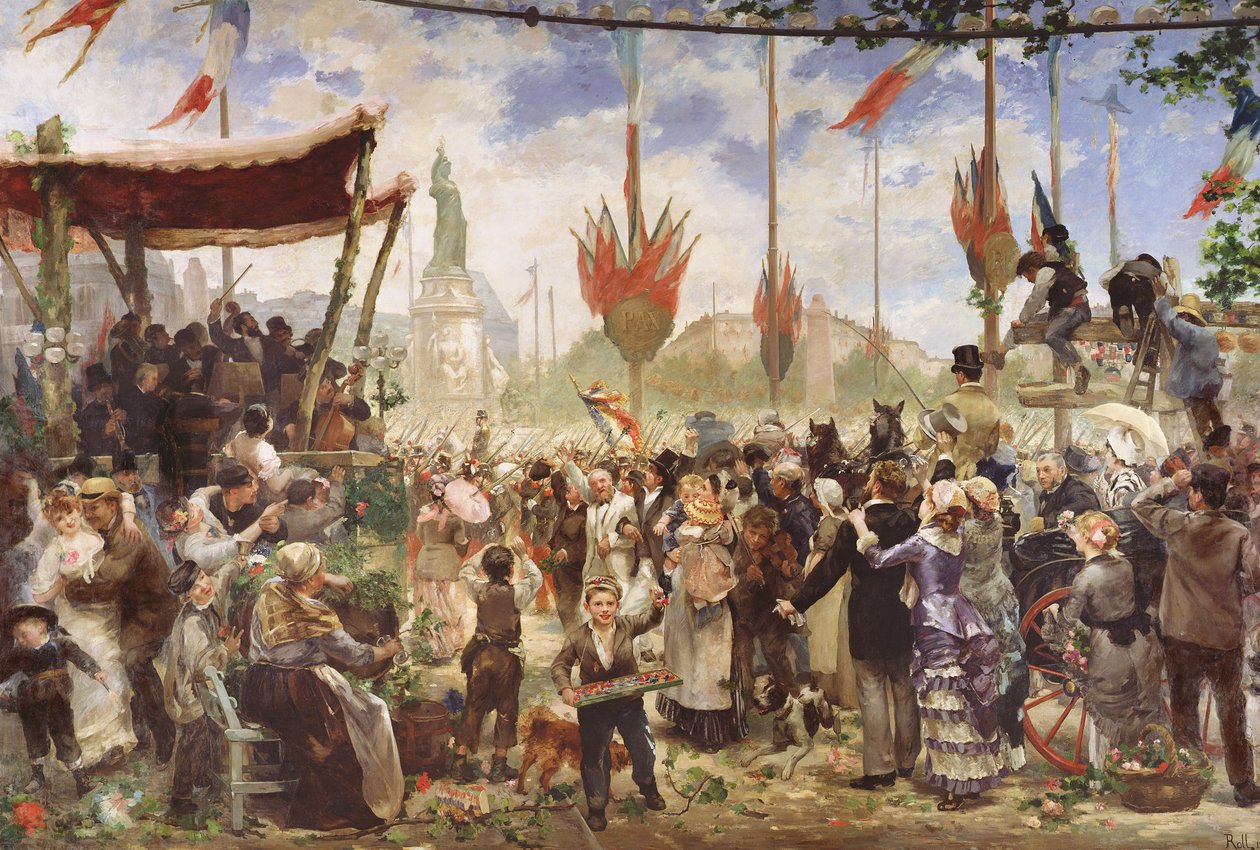 1882. július 14-én alkotó: Alfred Roll
