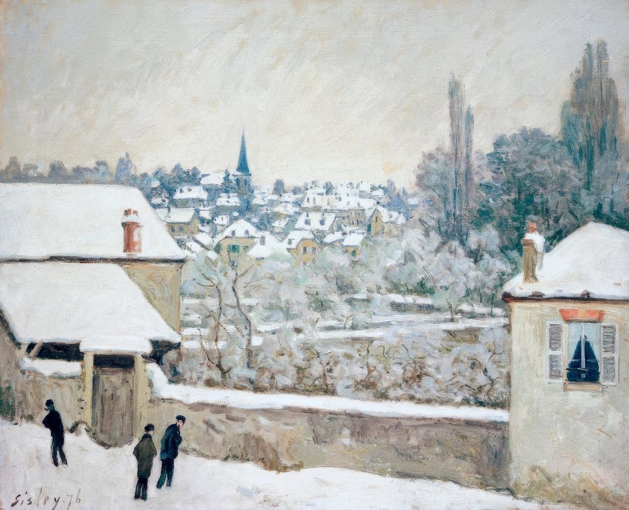 Alfred Sisley, Tél Louveciennesben alkotó: Alfred Sisley