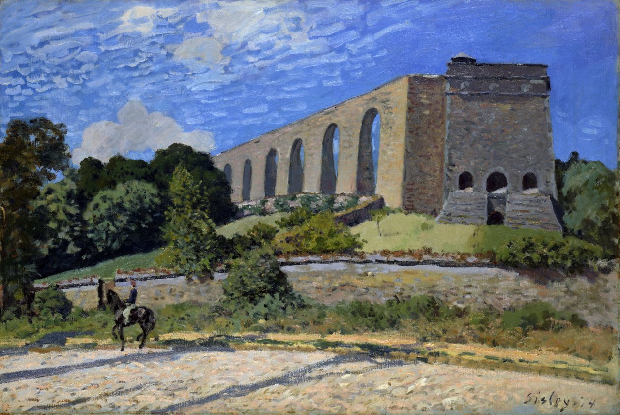 Vízvezeték Marlynál alkotó: Alfred Sisley