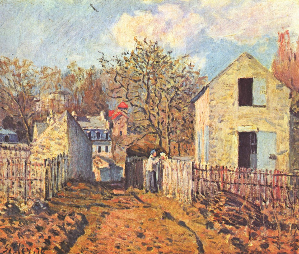 Voisins falu alkotó: Alfred Sisley