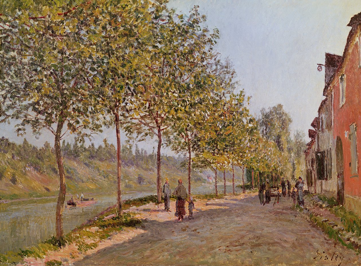Június reggel Saint-Mammes-ban, 1884 alkotó: Alfred Sisley