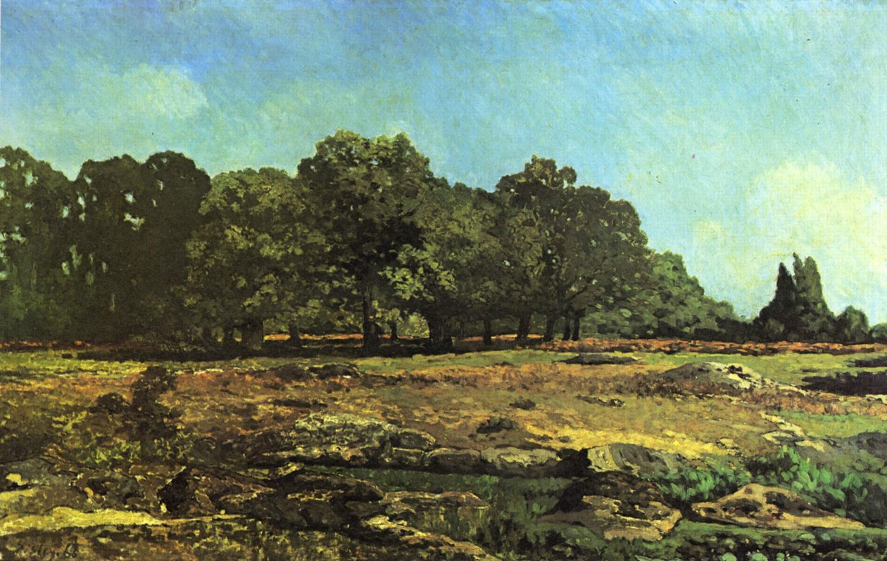Kastanienallee a La Celle-Saint-Claude-ban alkotó: Alfred Sisley
