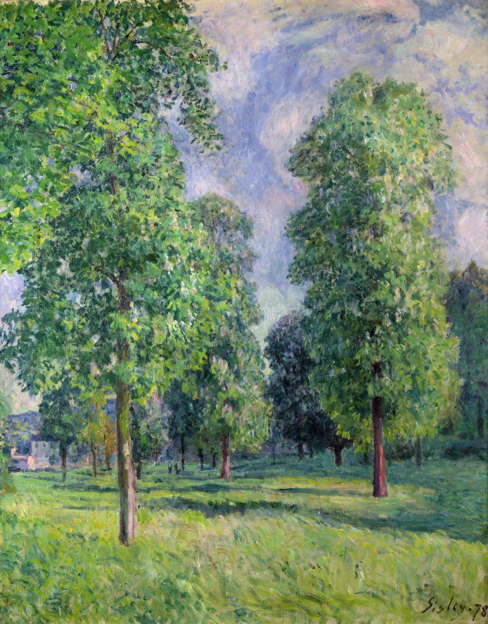 Sevres-i tájkép, 1878 alkotó: Alfred Sisley