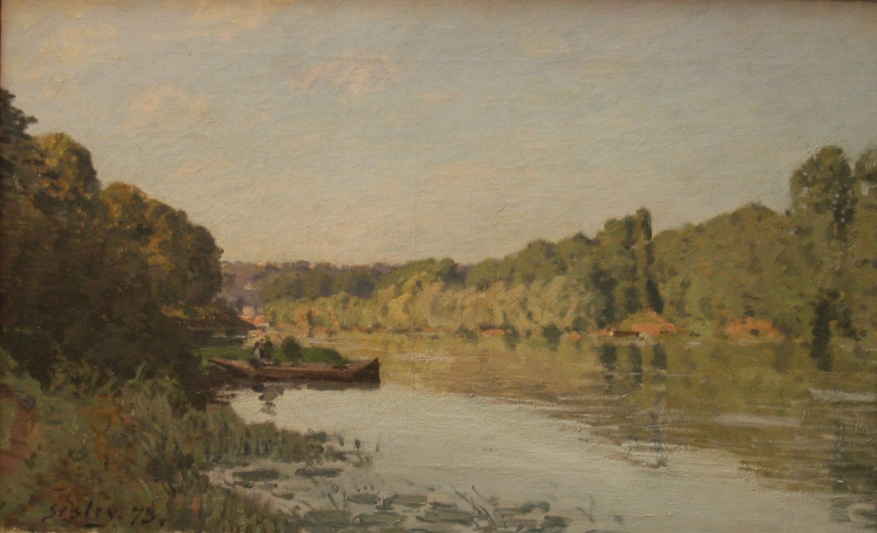 Táj Bougivalból alkotó: Alfred Sisley