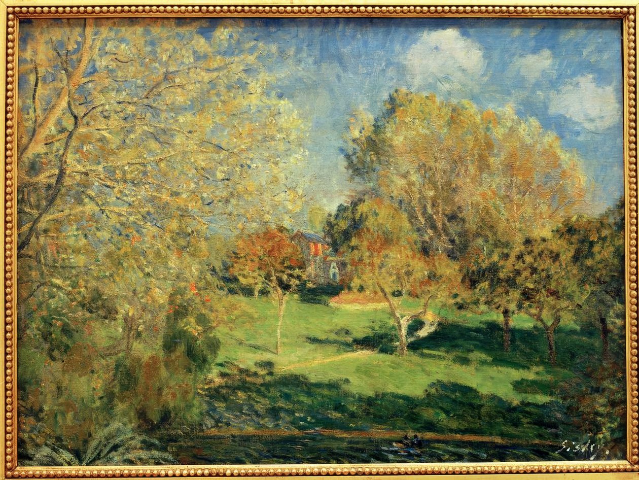 A Hoschede kert alkotó: Alfred Sisley