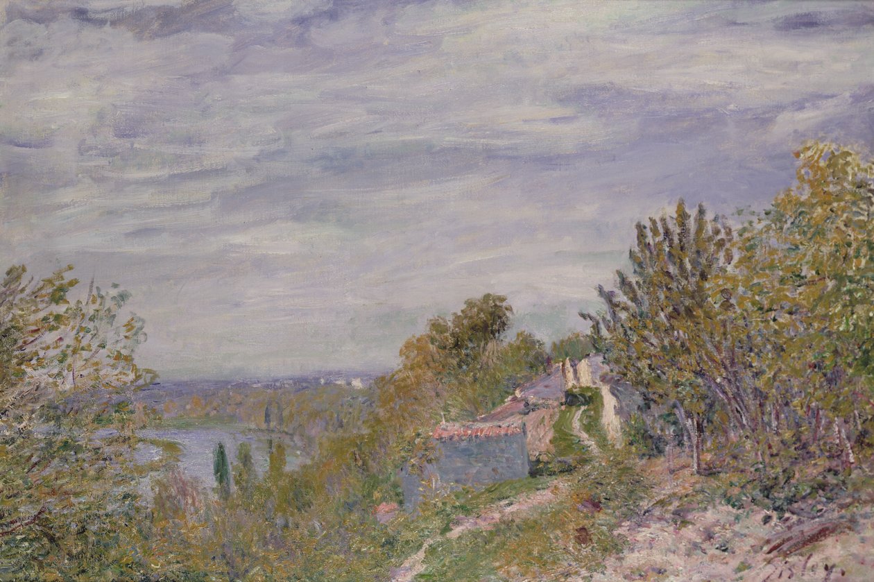 Path in the Gardens of By, május reggel, 1891 körül alkotó: Alfred Sisley