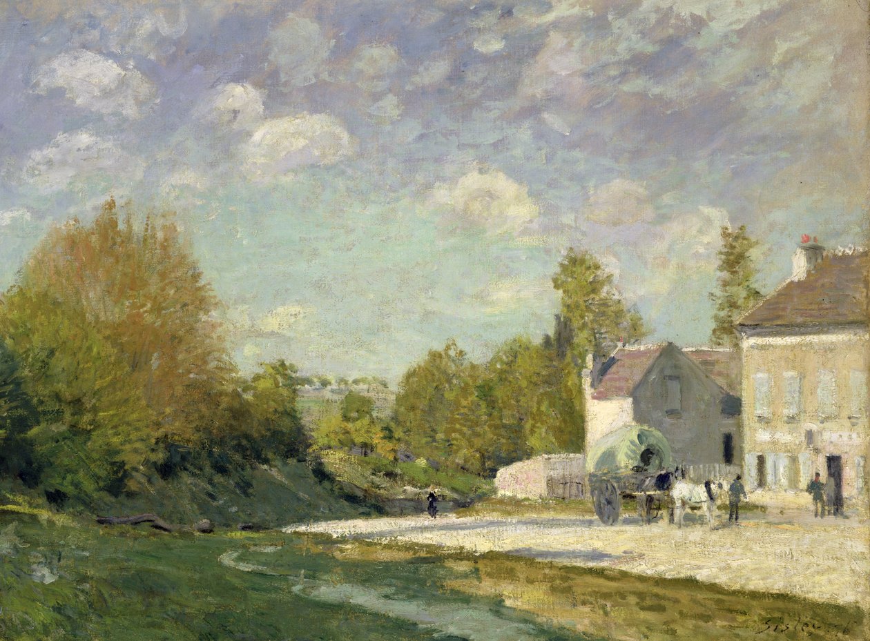 Tájkép alkotó: Alfred Sisley