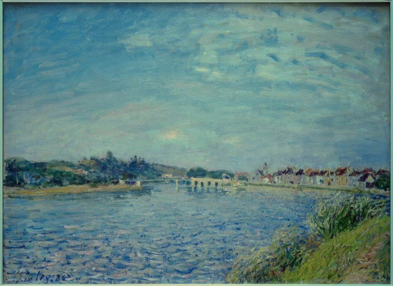 Saint-Mammès a Loingon alkotó: Alfred Sisley