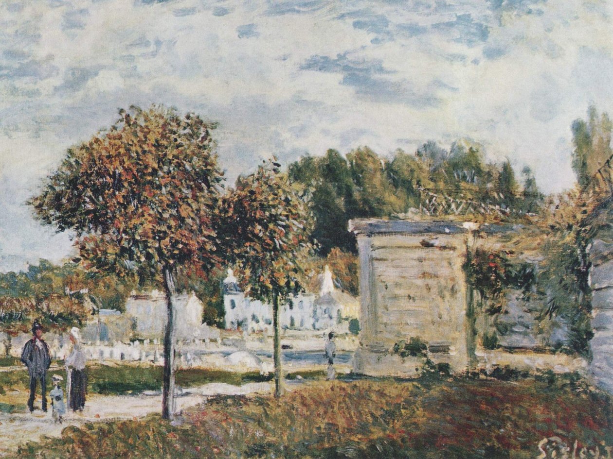 Marly áradása alkotó: Alfred Sisley
