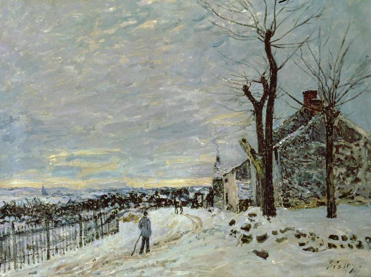Havazás Veneux-Nadonnál, 1880 körül alkotó: Alfred Sisley
